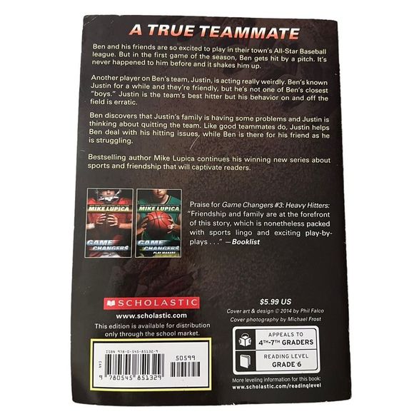 Sports Related Chapter Books Set Of 3 Football Ice Hockey Baseball PB‎ Books - Picture 7 of 10
